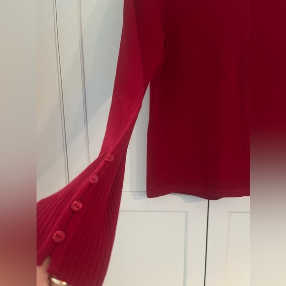 Amanda Smith turtleneck sweater size S red - Picture 3 of 8
